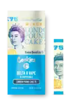 London Pound Cake 75 | Delta 8 1g Disposable Vape Pen w/ Live Terpenes