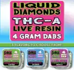 Surge 4 gram THCA Live Resin Diamond Dabs