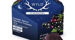 Elderberry 2:1 CBN + Indica Enhanced Gummies | 100mg THC:50mg CBN-WYLD