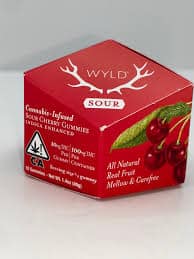 Sour Cherry-Indica Enhanced Gummies-WYLD