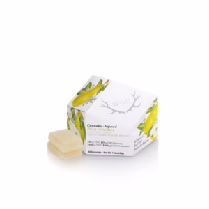 Pear 1:1 CBG + Cannabis Infused Gummies 100mg-WYLD