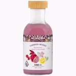 Almora - 12oz Bottle: 100mg THC Whitethorn Rose Lemonade Beverage