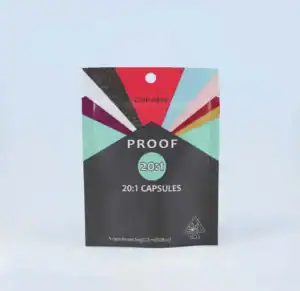 20:1 High CBD Capsules (5pk)-Proof